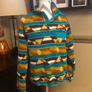 PATAGONIA Synchilla Fleece Snap-T Pullover, Small, Excellent Condition